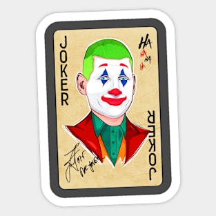 Nikola Jokic Joker Card Sticker